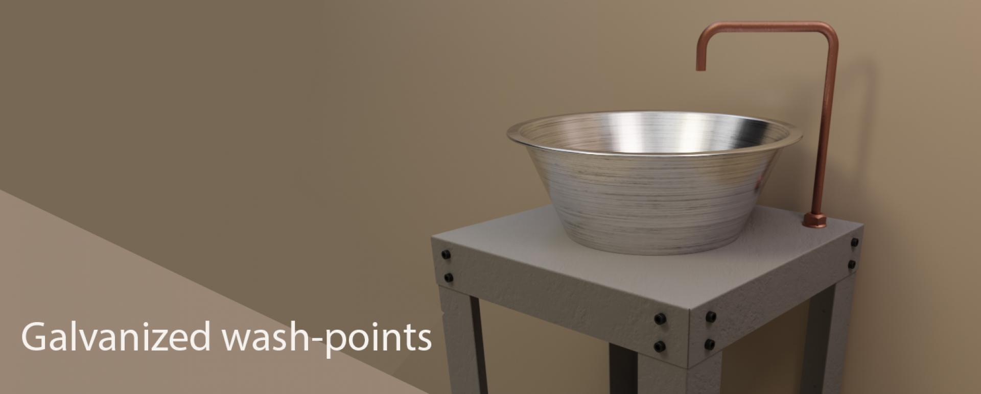 Hand wash table