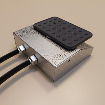 Galvanised Foot Tap 2