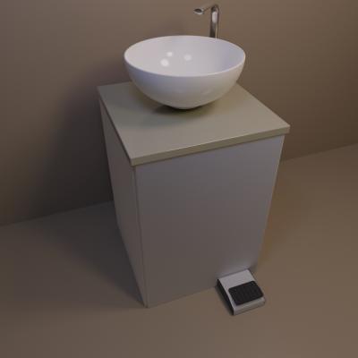 Hygiene Unit with Retro Basin